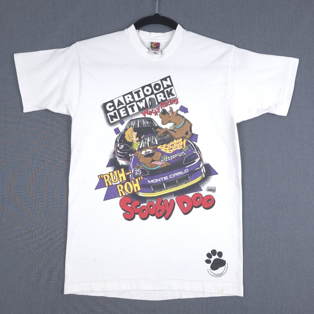 Vintage Scooby Doo Shirt‎ Size Large Cartoon Network Wacky Racing 1996 Earnhardt